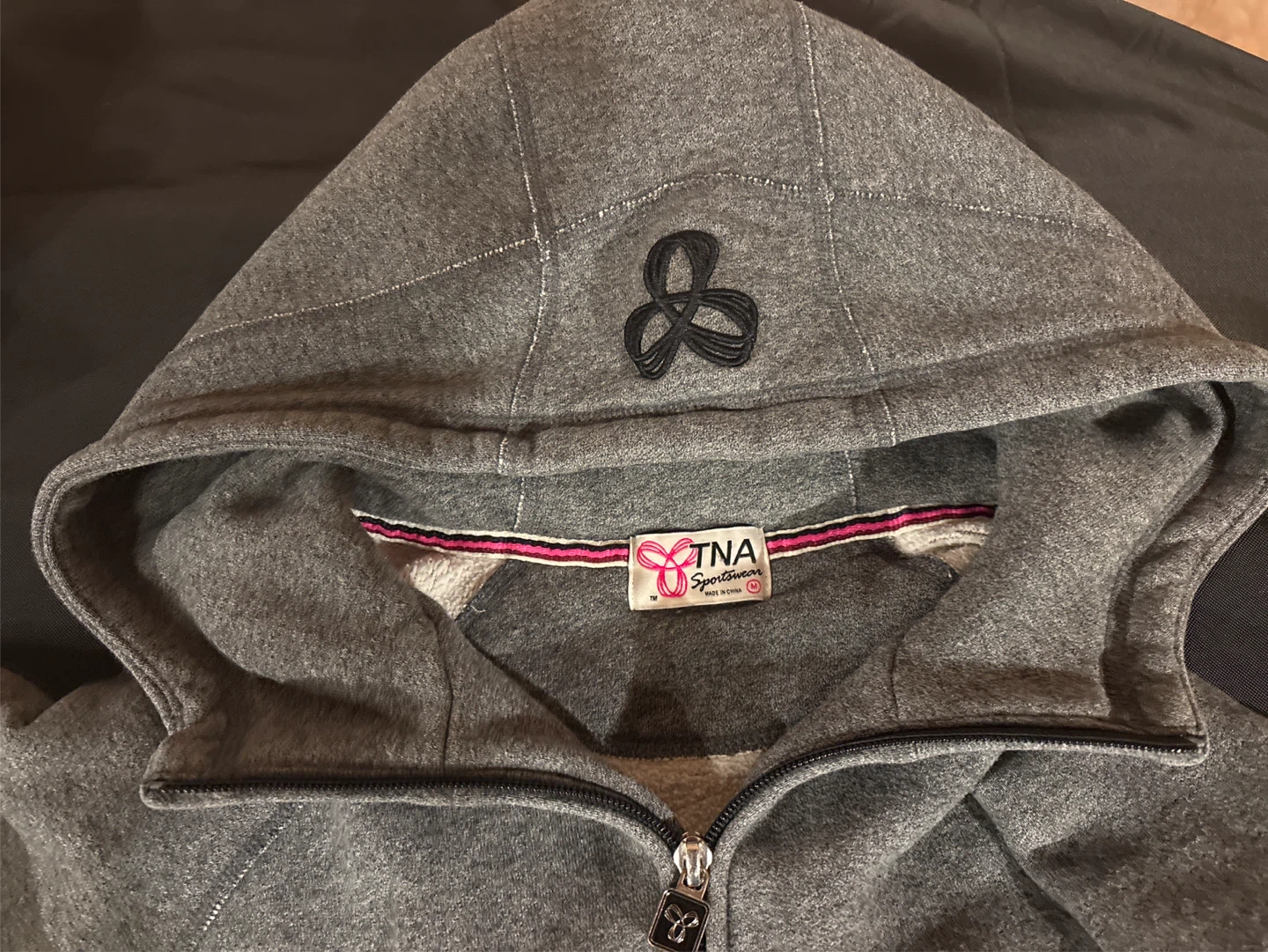 TNA Sportswear Grey Zip-Up Hoodie - photo 2
