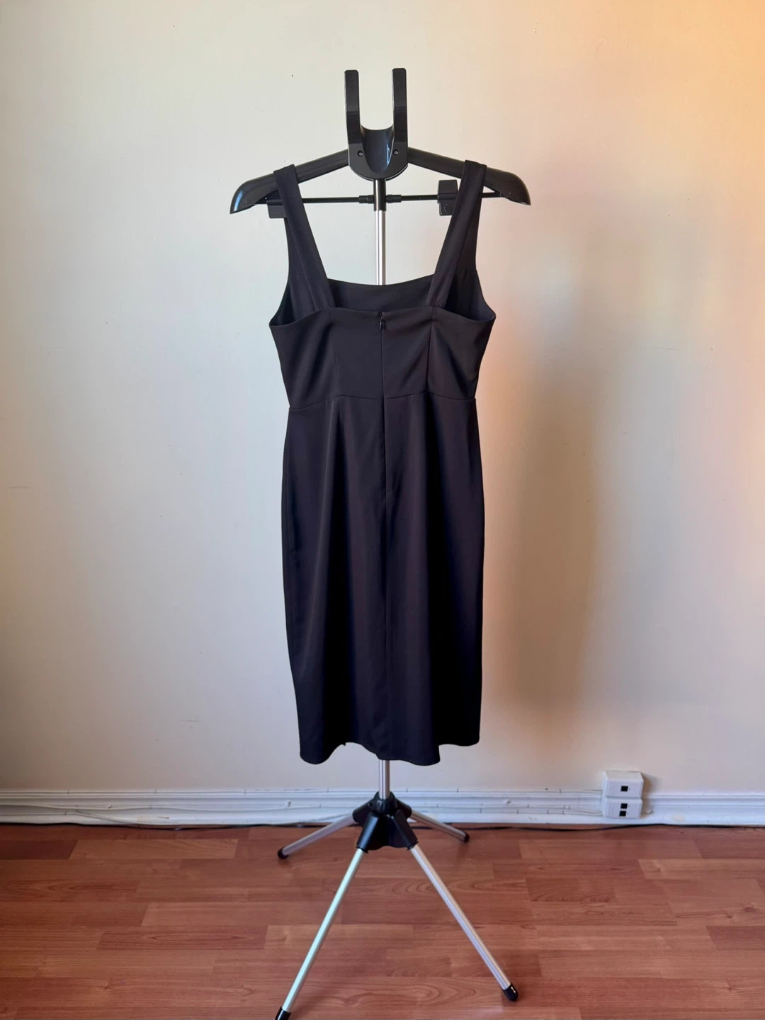 Babaton Black Sheath Dress with Slit, Size 2 - photo 2