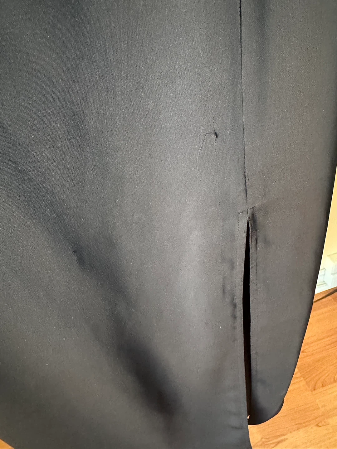 Babaton Black Sheath Dress with Slit, Size 2 - photo 4