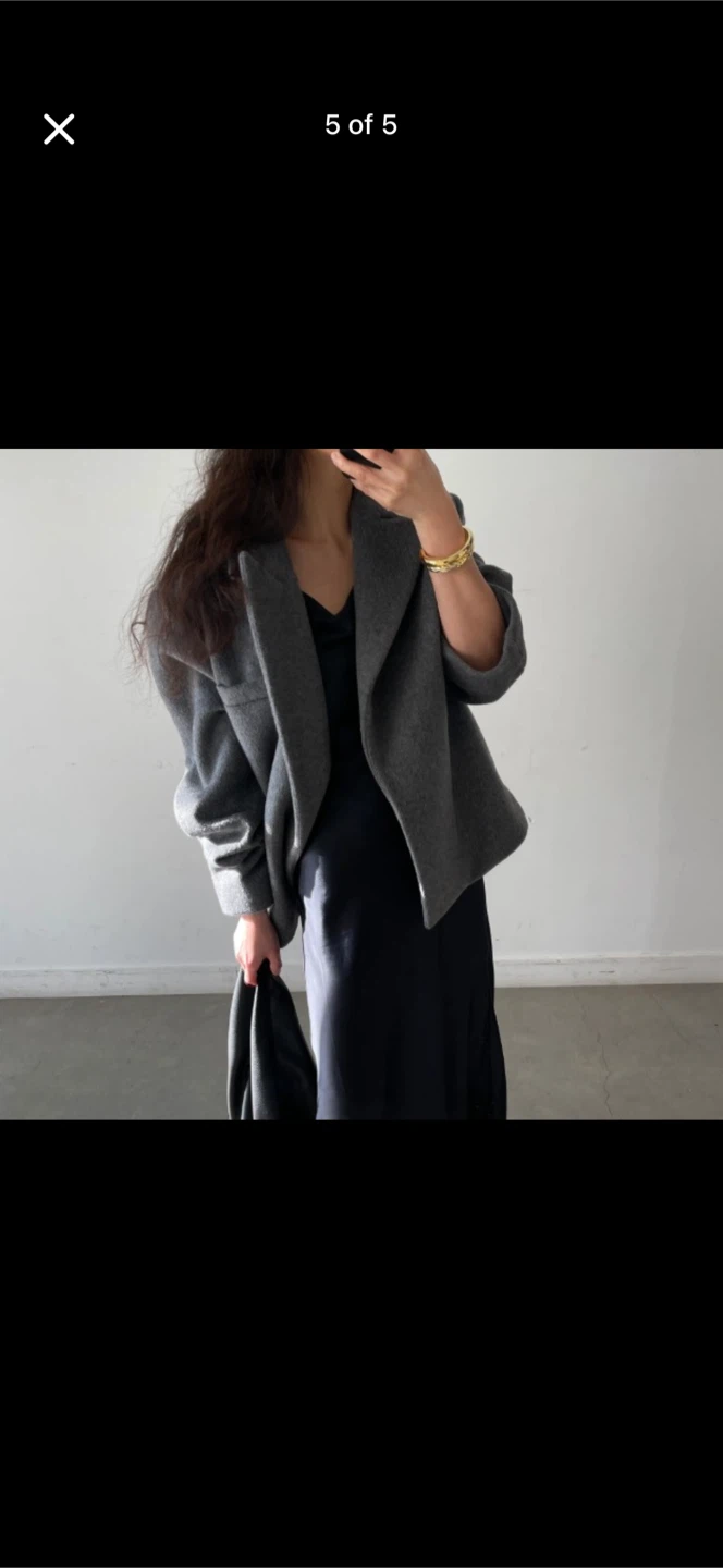 Oak + Fort Short Wool Blend Coat *Brand New With Tags* - photo 5