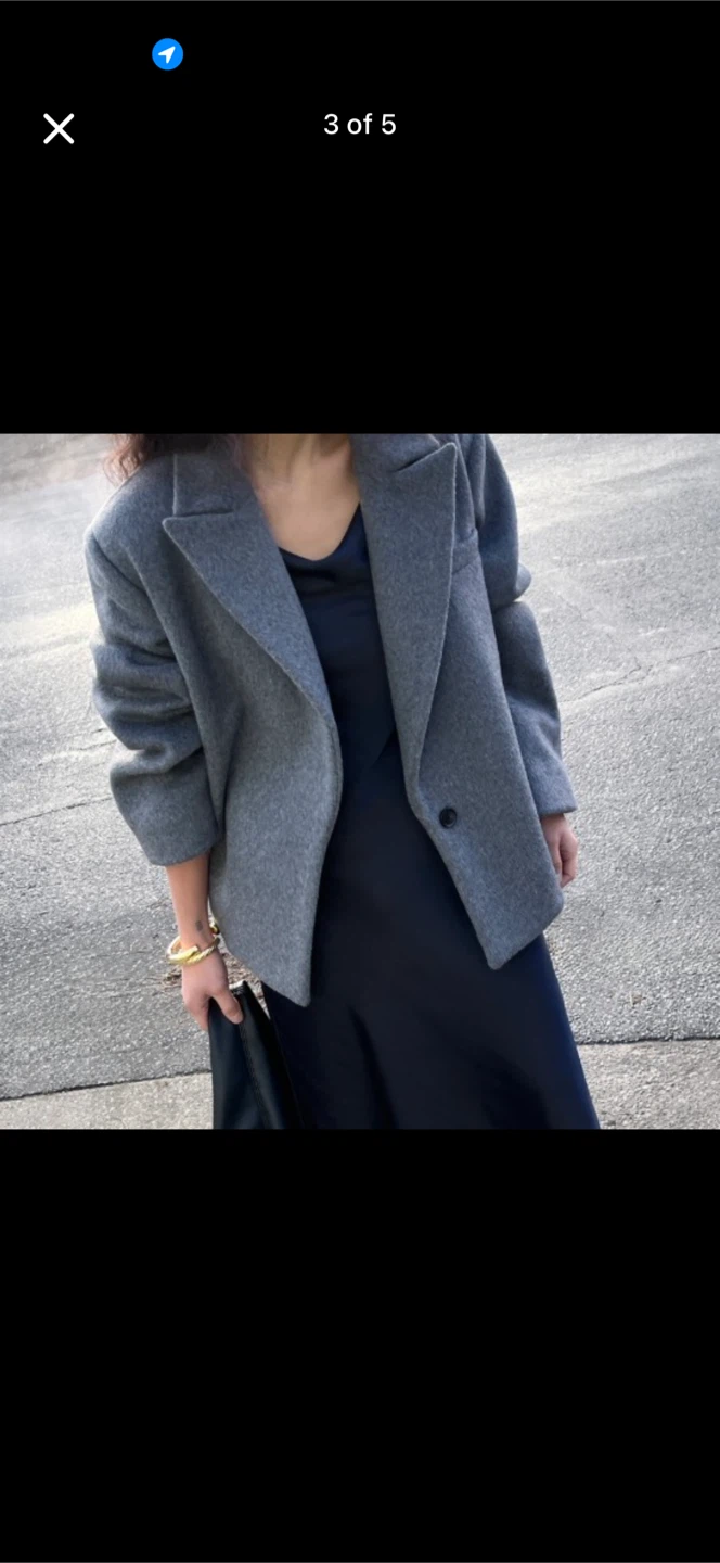 Oak + Fort Short Wool Blend Coat *Brand New With Tags* - photo 3