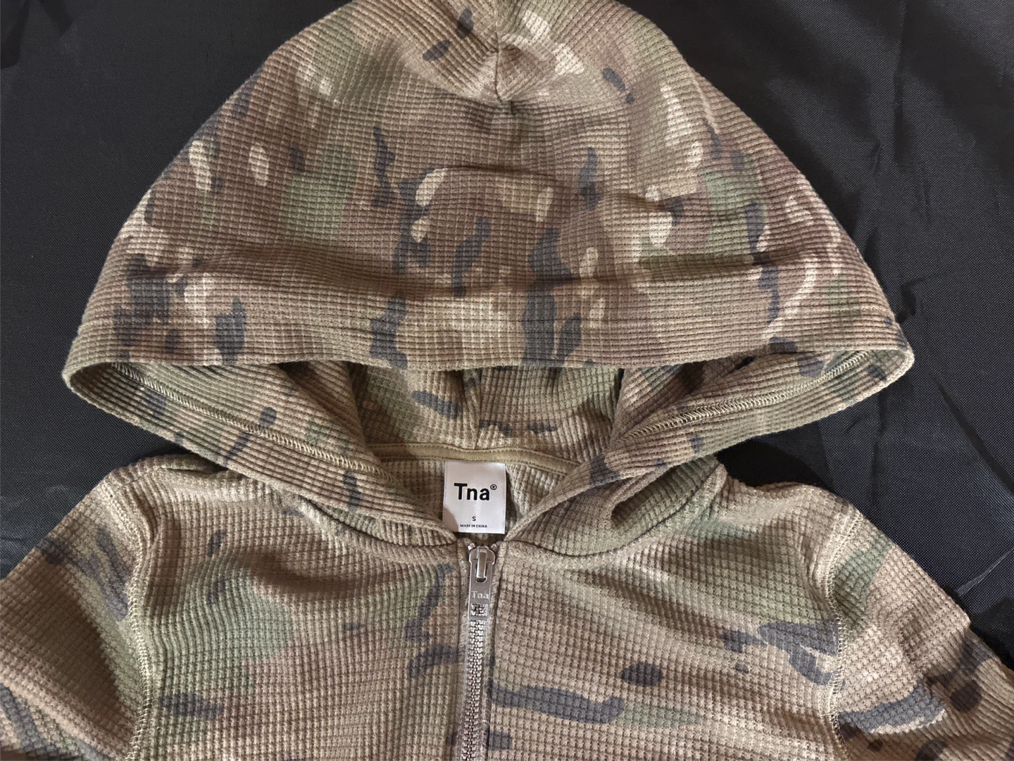 Tna Camo Zip-Up Hoodie Size S - photo 3
