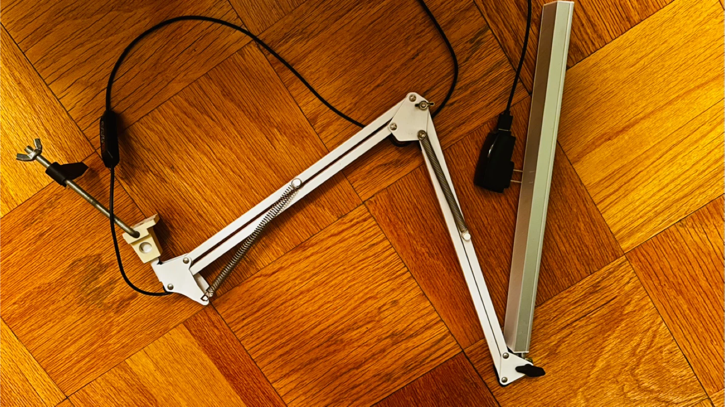 Adjustable Desk Lamp with Clamp Mount