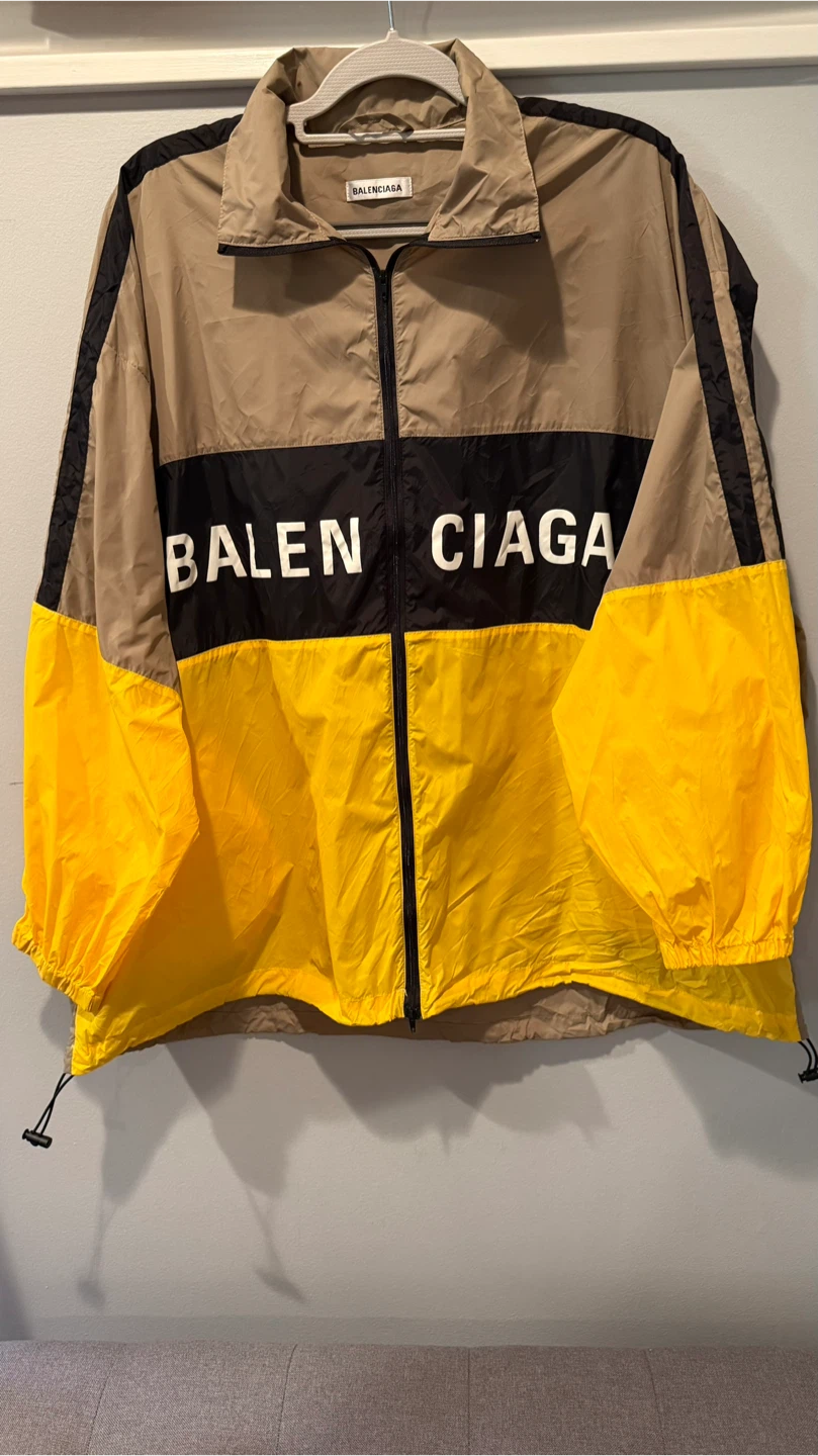 Balenciaga Colorblock Windbreaker Jacket