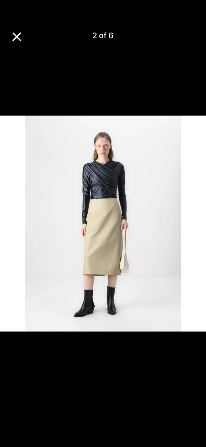 DAY Birger et Mikkelsen "Kira" Glossy Stretch Top *BNWT* - photo 2