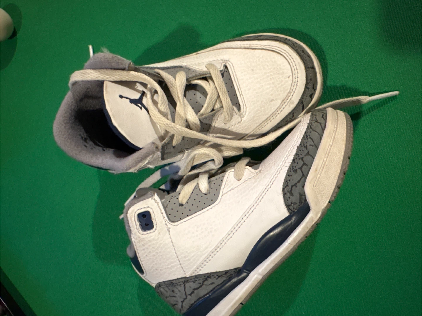 Air Jordan 3 White Grey Toddler Shoes