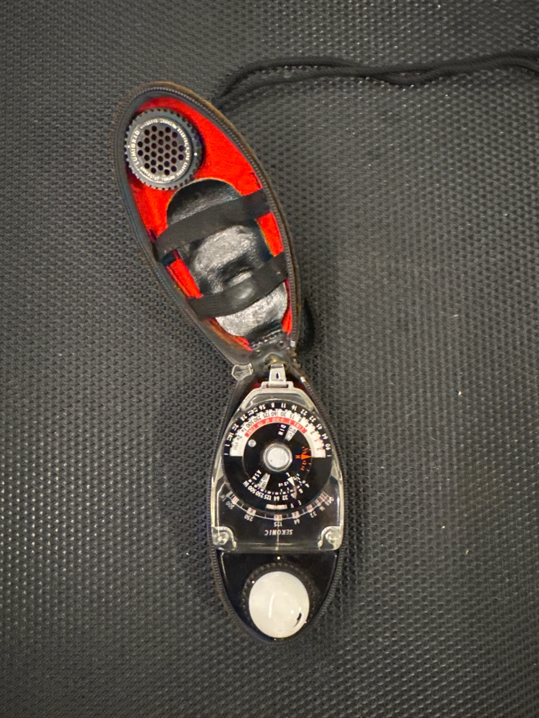 Sekonic Light Meter and Vintage Camera with Leather Case - photo 2