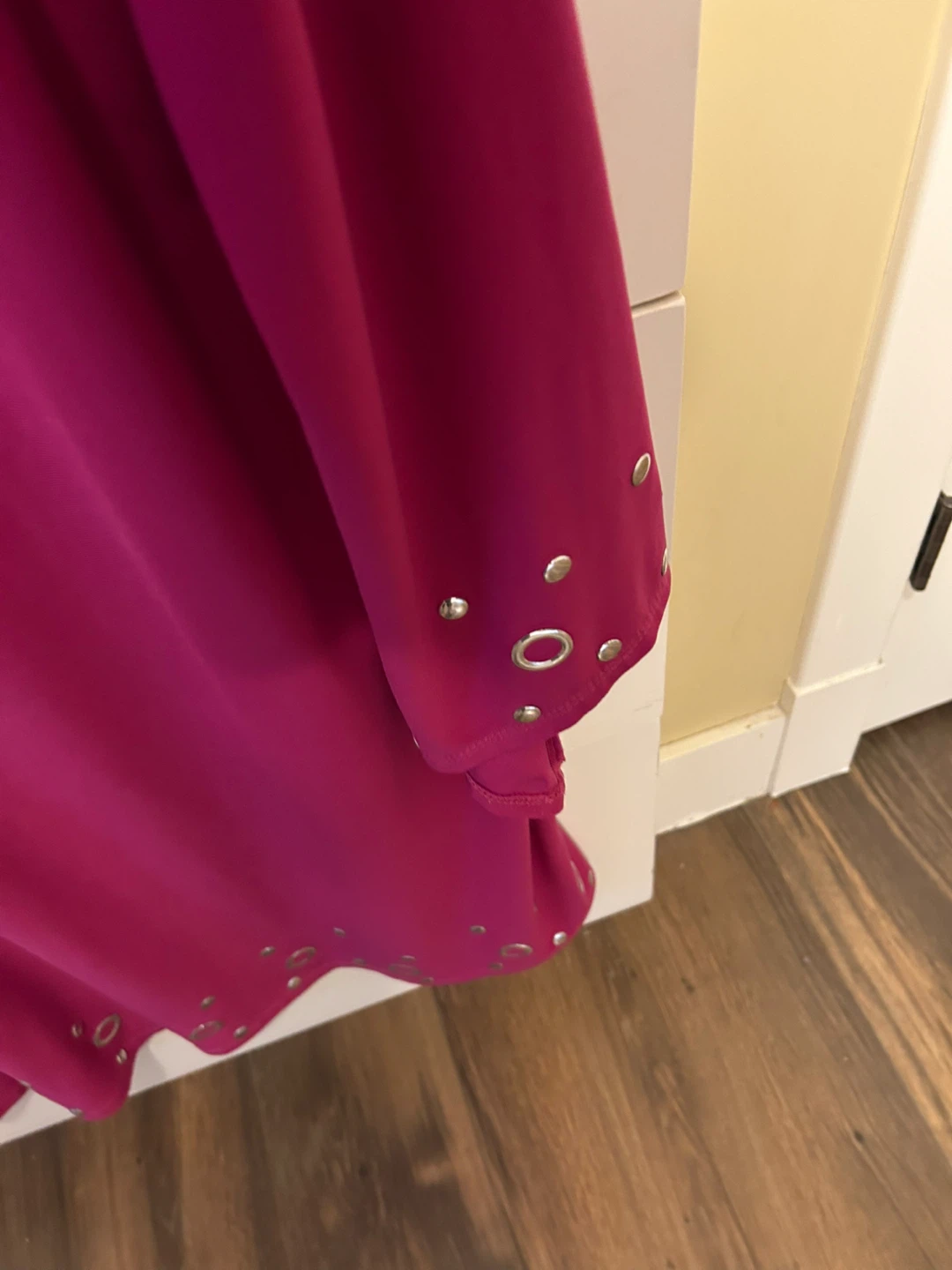 Emma & Michele Magenta Dress with Grommet Detail - photo 3