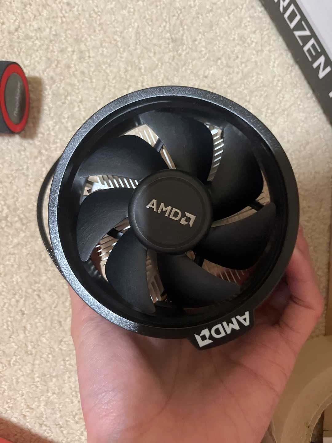 AMD Ryzen CPU with Stock Cooler brand new just got off Amazon