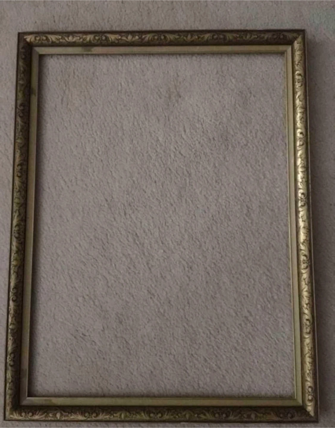 28” by 22” vintage Ornate Gold Picture Frame - photo 2