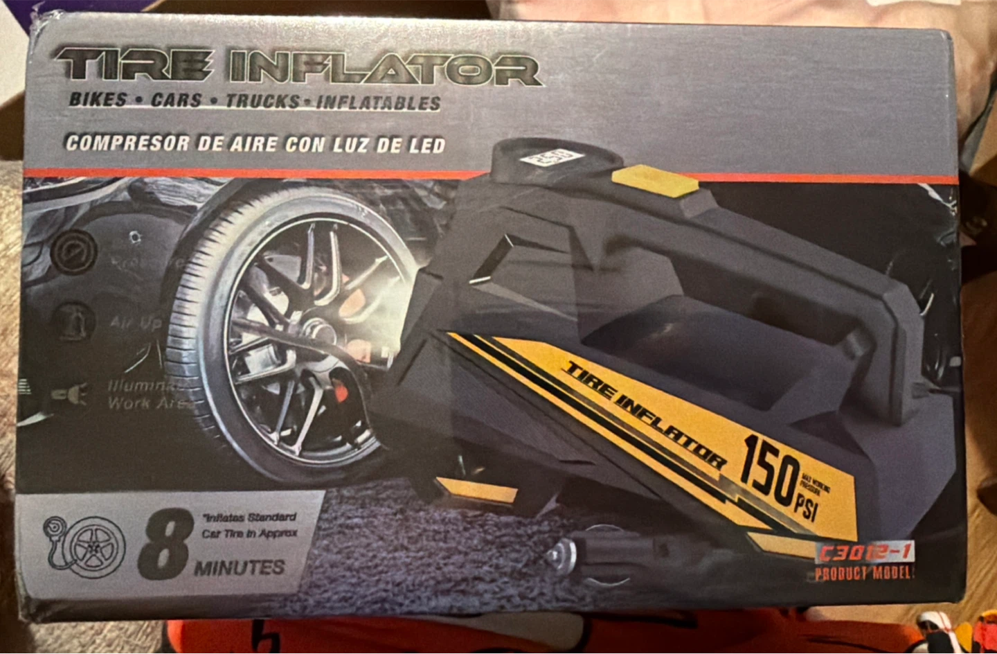 Tire Inflator - 150 PSI Max Pressure