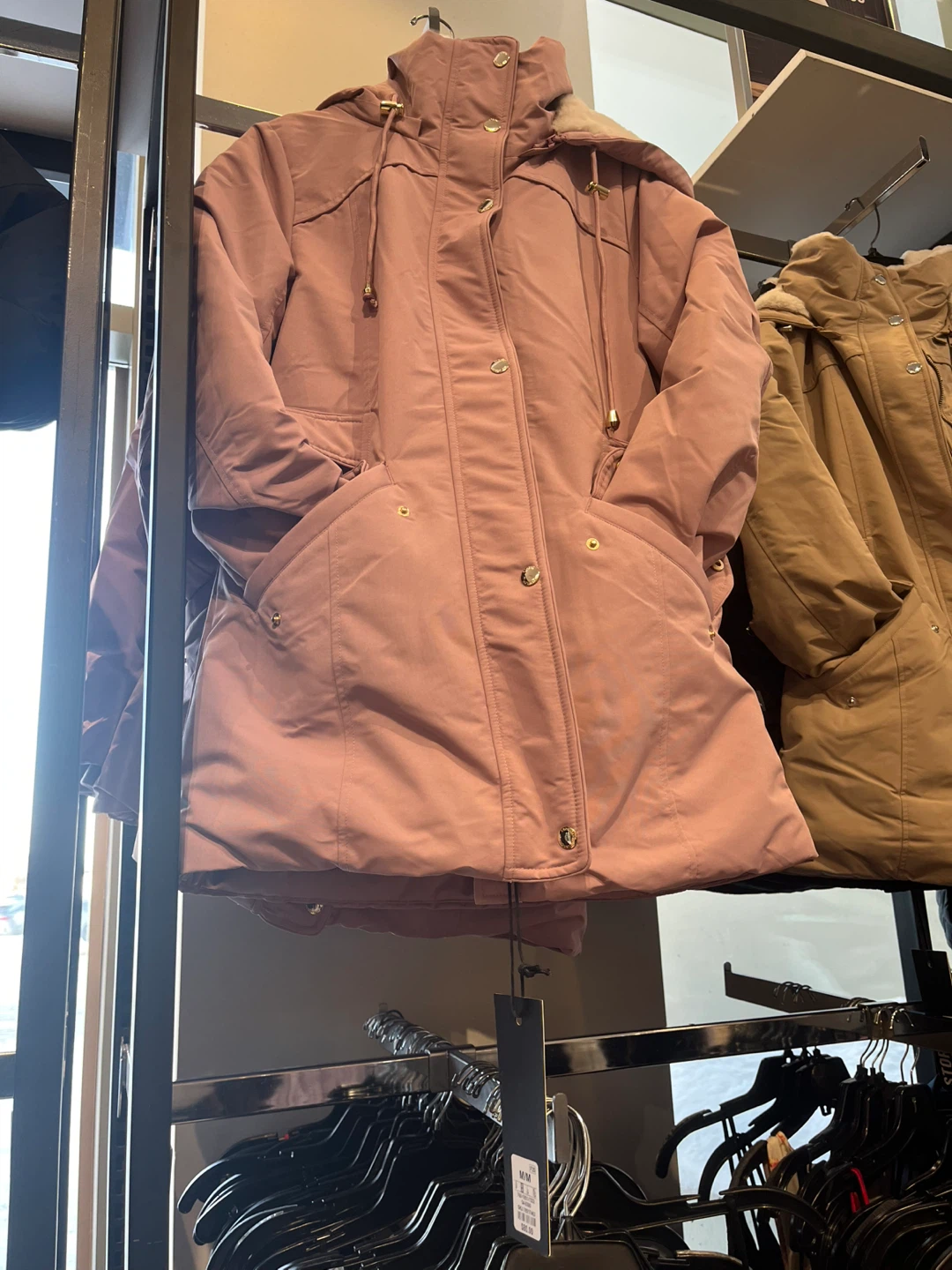 Storm Mountain Parka Jacket - Rose Quartz - Size M - photo 4
