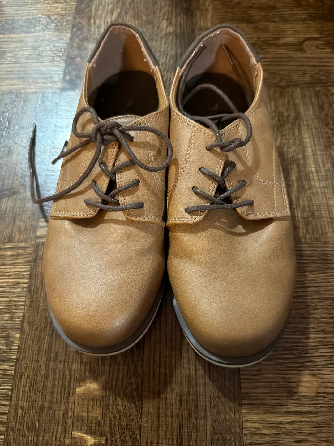 Tan Oxford Dress Shoes