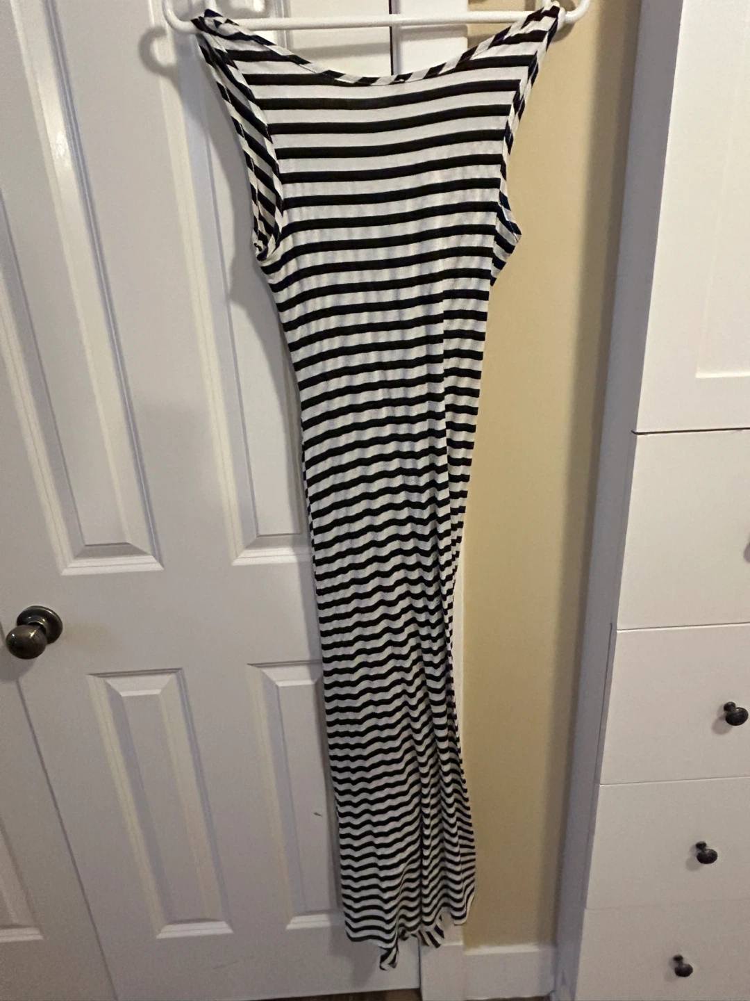 Maxi Dress Black & White Stripes - photo 4