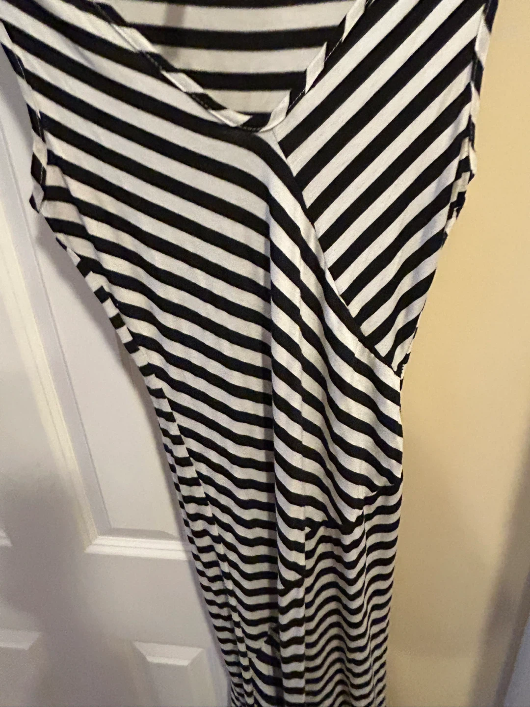 Maxi Dress Black & White Stripes - photo 3