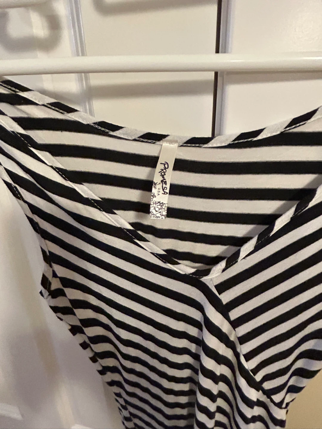 Maxi Dress Black & White Stripes - photo 2