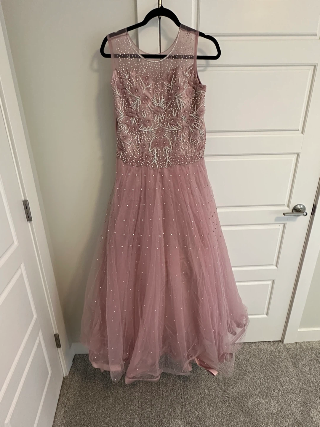 Pink Embellished Tulle Gown - photo 2