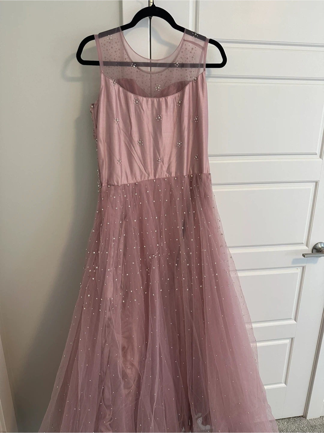 Pink Embellished Tulle Gown - photo 3