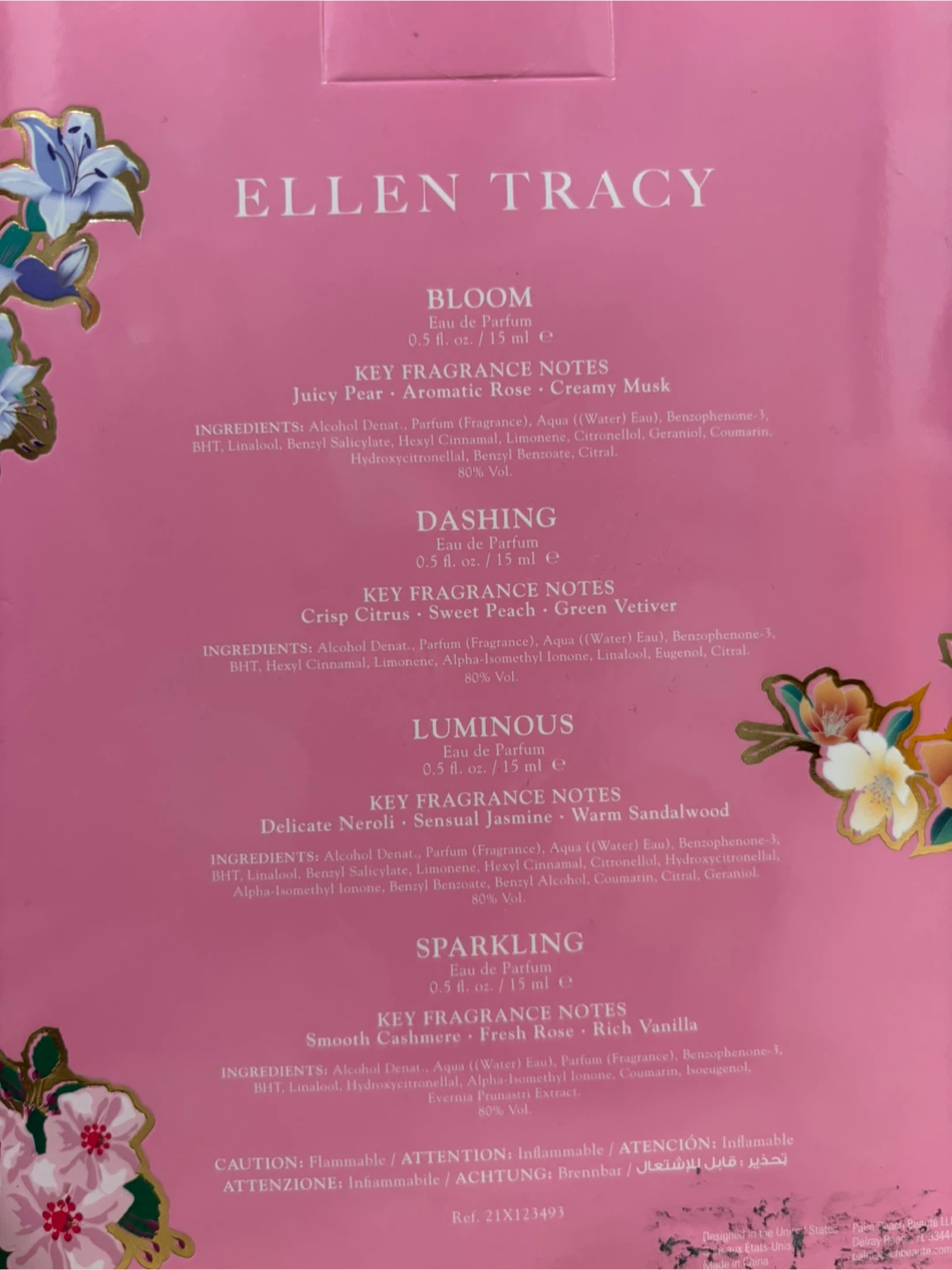 Ellen Tracy Perfume Gift Set - 4 x 0.5 oz Eau de Parfum - photo 2