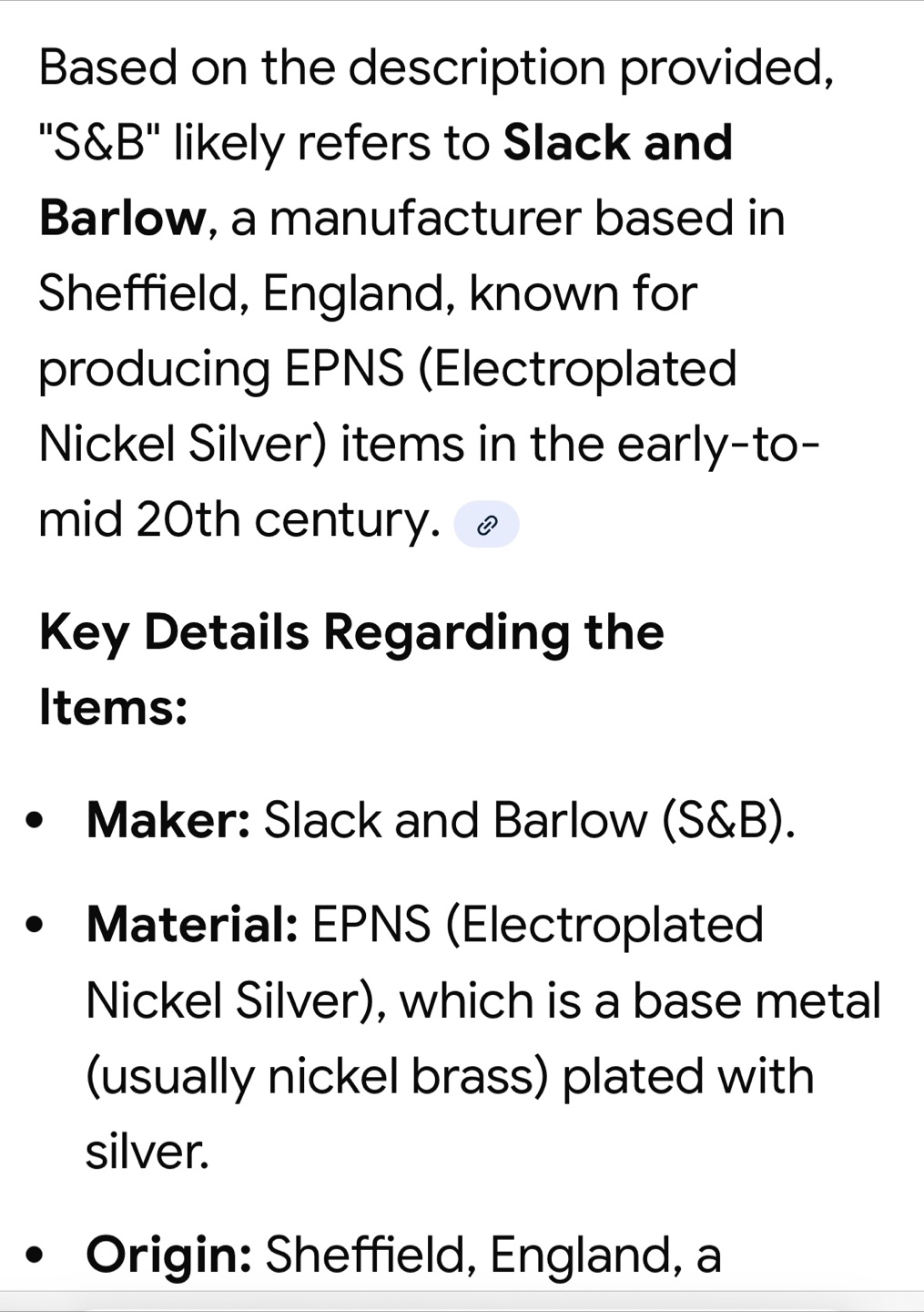 Slack and Barlow EPNS Sugar Tongs - photo 5