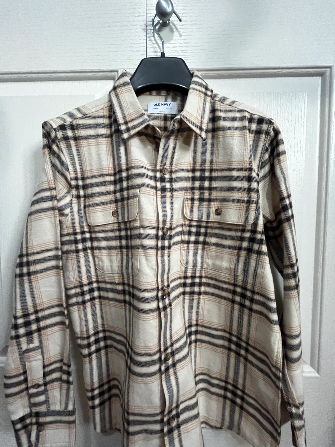 Old Navy Plaid Flannel Shirt XL (14-16)