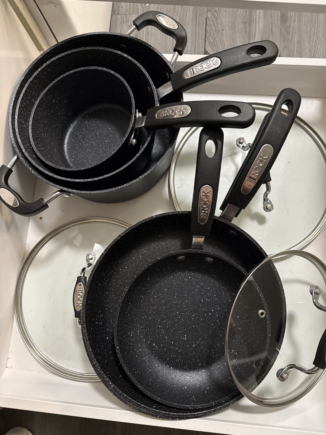 Rock Cookware Set with Lids