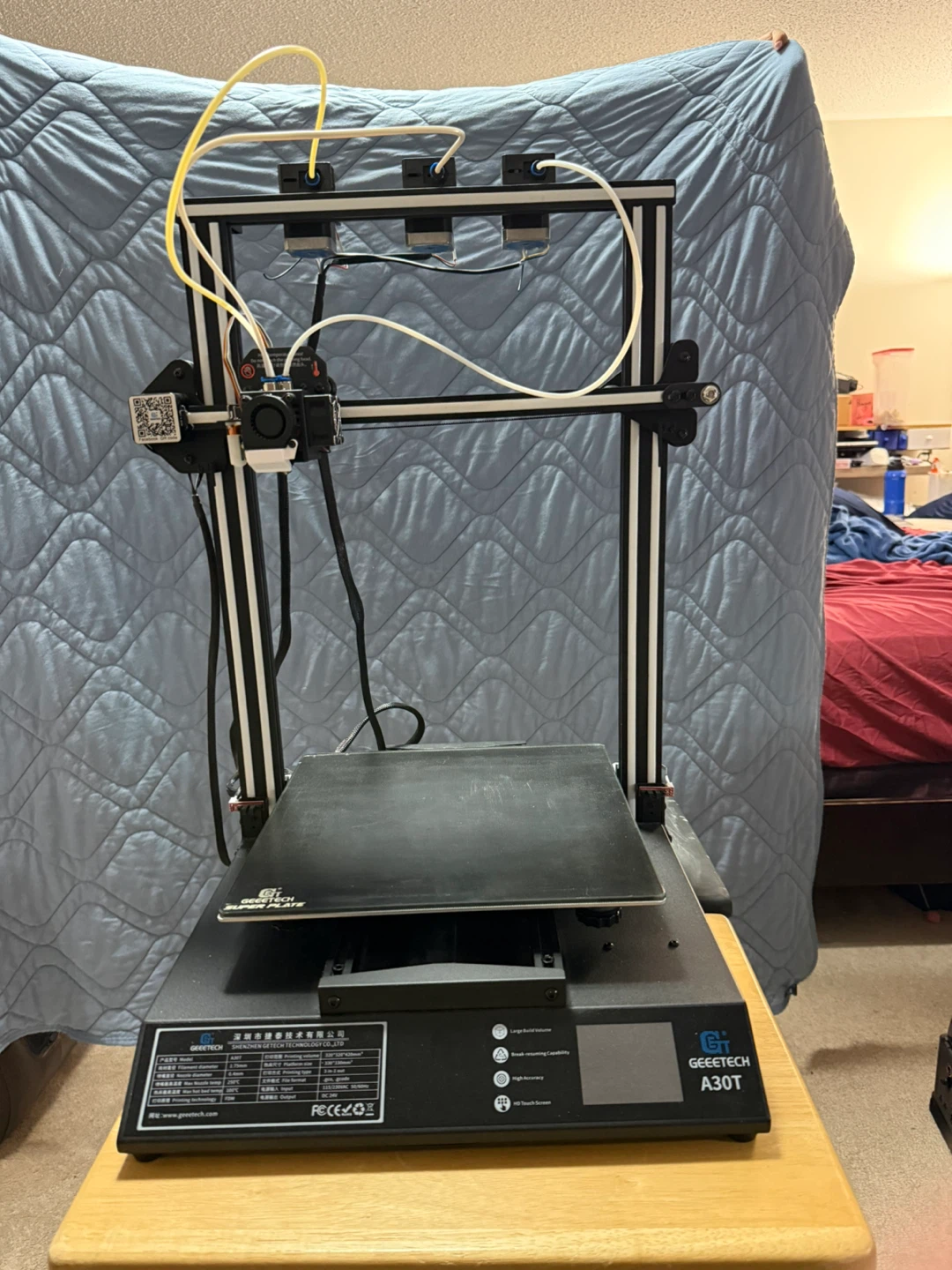 GEEETECH A30T 3-Color 3D Printer + Extras