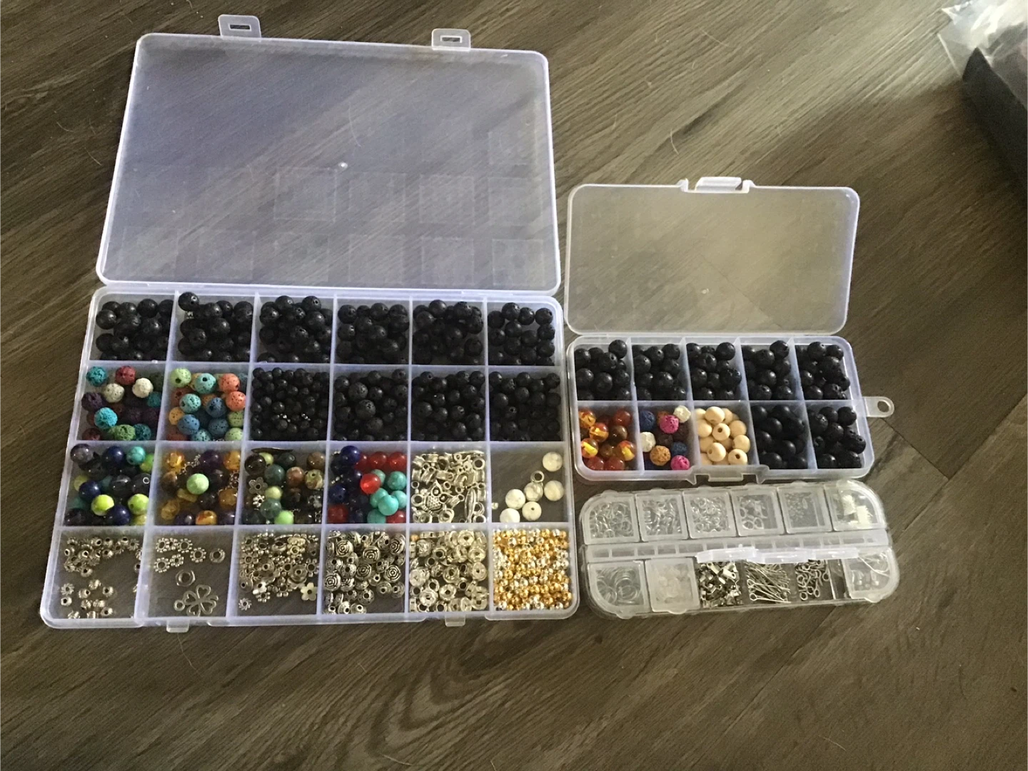 Bead Crafting Kit with Assorted Beads and Findings