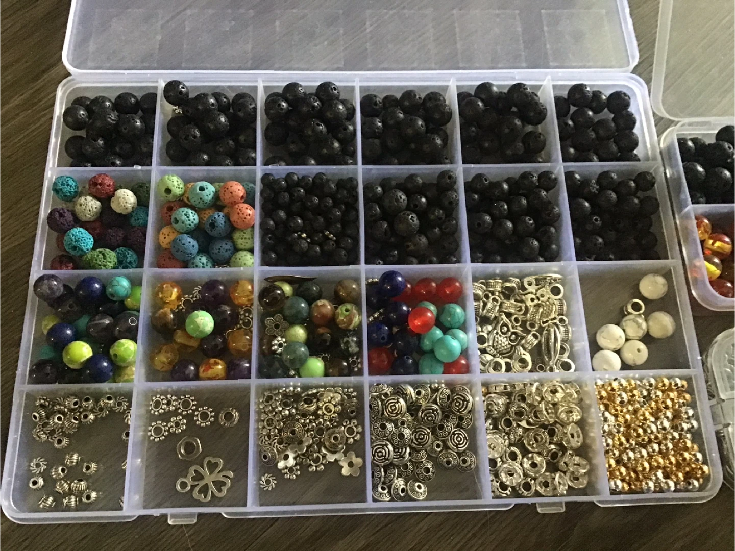 Bead Crafting Kit with Assorted Beads and Findings - photo 2