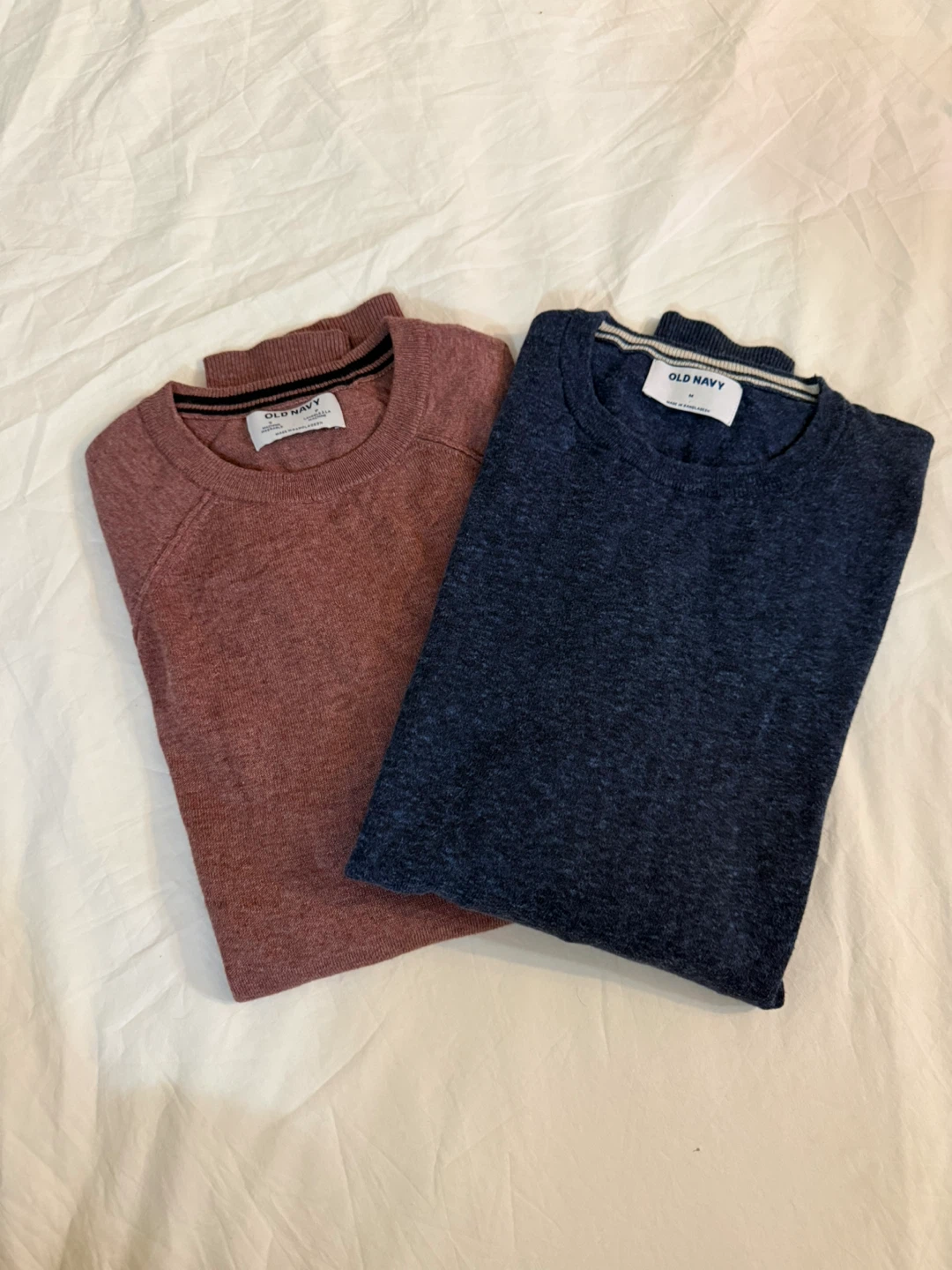 Old Navy Long Sleeve Sweaters (Size M) - Blue and Burgundy