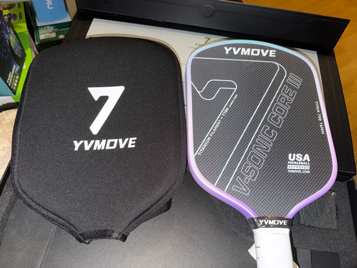 YVMOVE V-SONIC CORE III Pickleball Paddle - photo 2