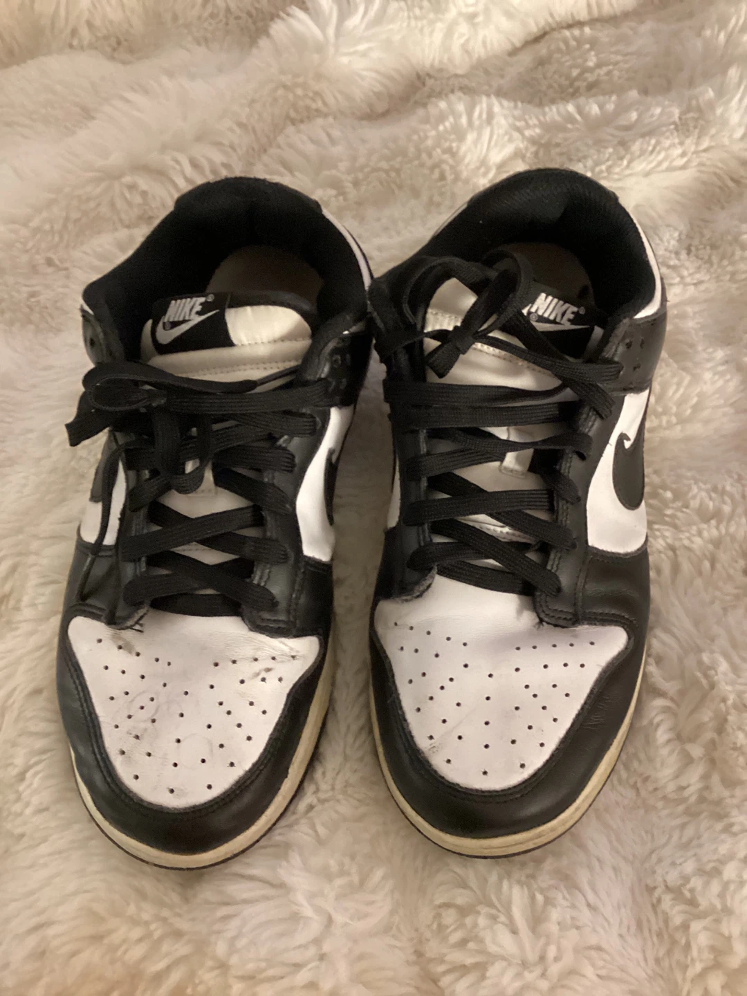 Nike Dunk Low Black White Sneakers - photo 2
