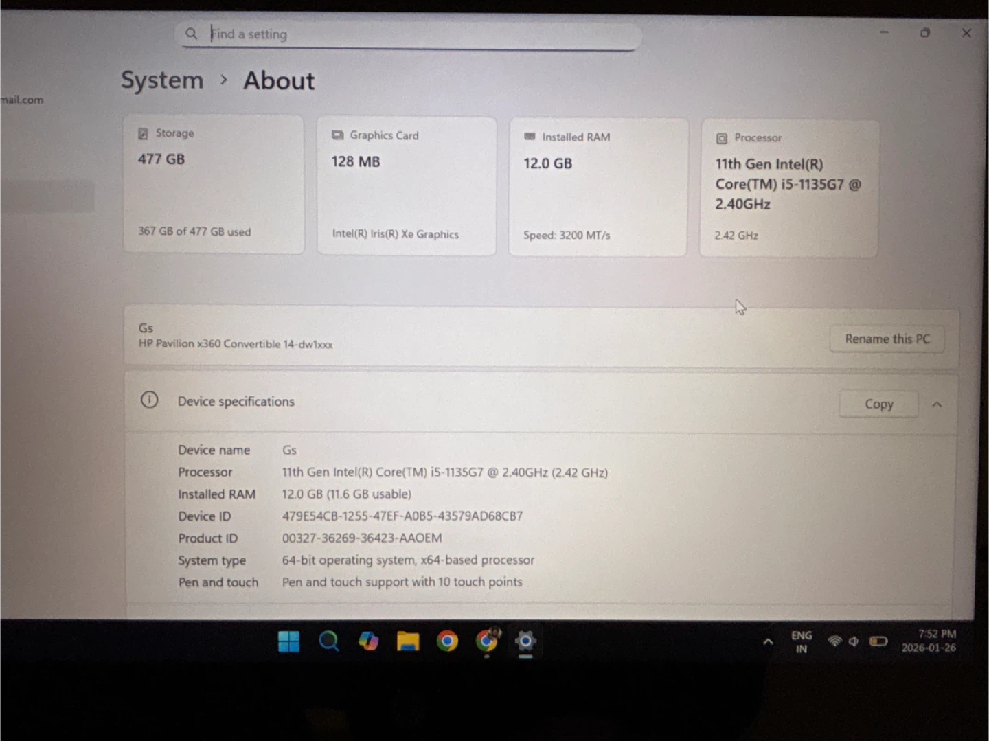 HP Pavilion x360 Convertible Laptop - photo 4