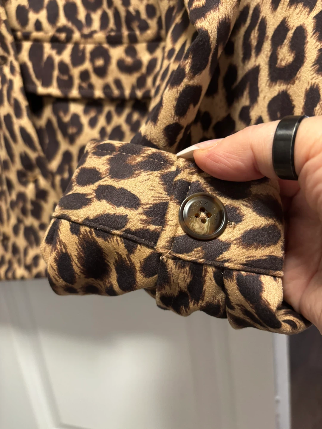 Mexx Leopard Print Blazer Jacket Size M - photo 4