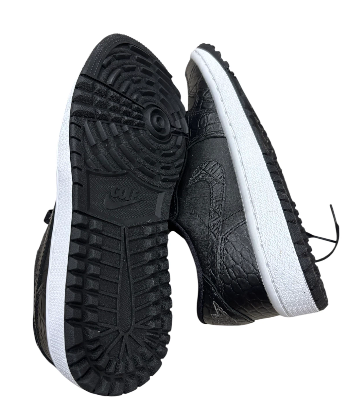 Air Jordan 1 Low Golf "Black Crocodile" DD9315-003 - photo 5
