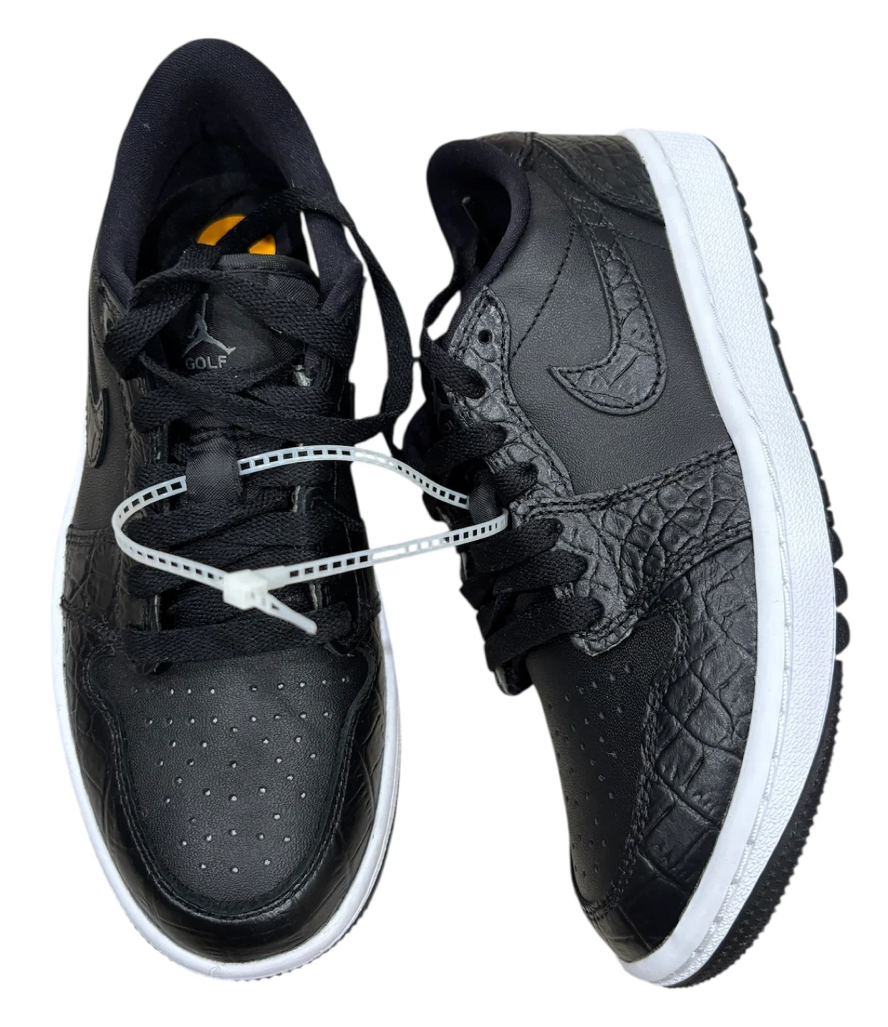 Air Jordan 1 Low Golf "Black Crocodile" DD9315-003 - photo 2