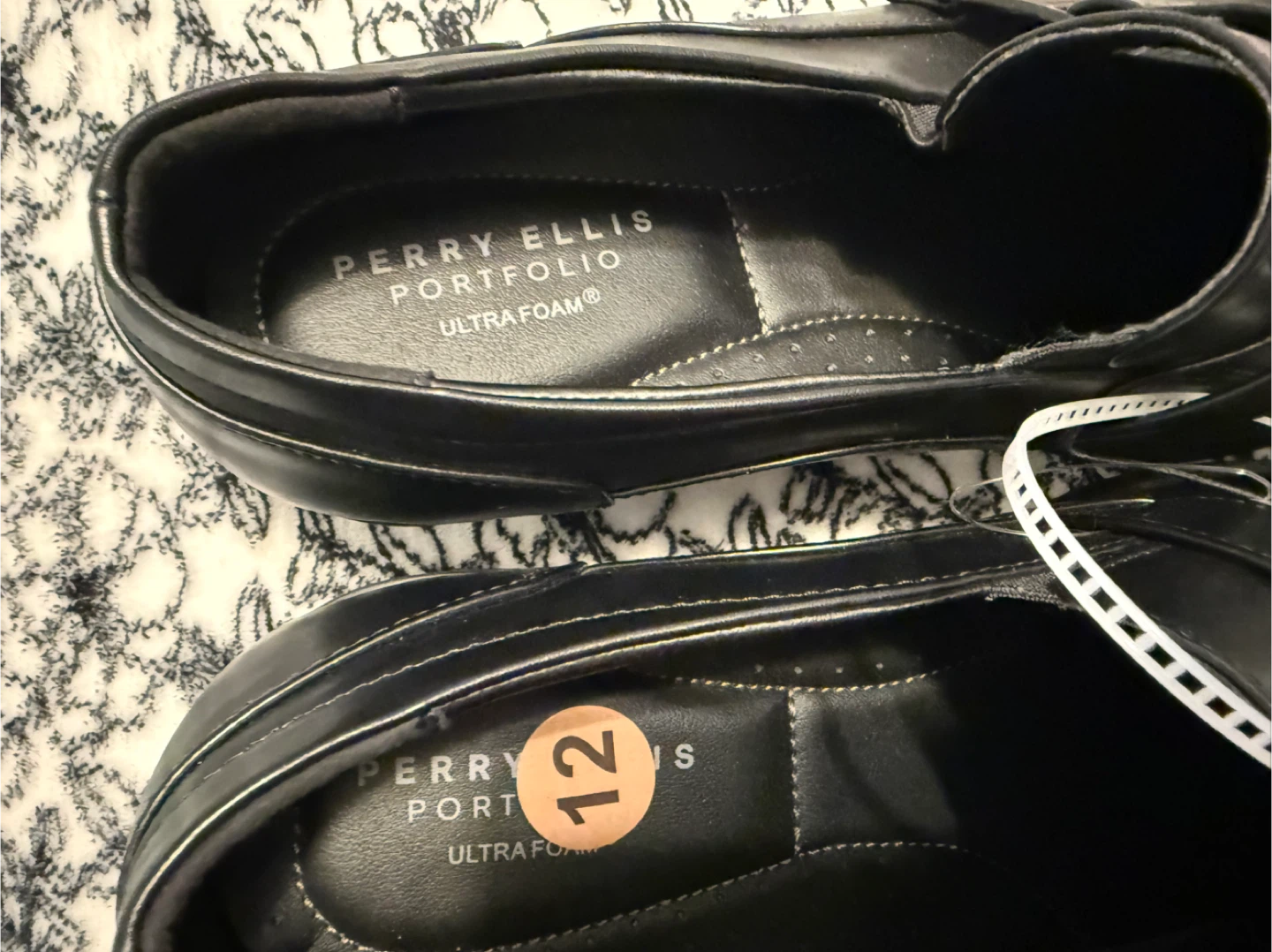 Perry Ellis Portfolio Men's Black Loafer Shoes Size 12 - photo 3