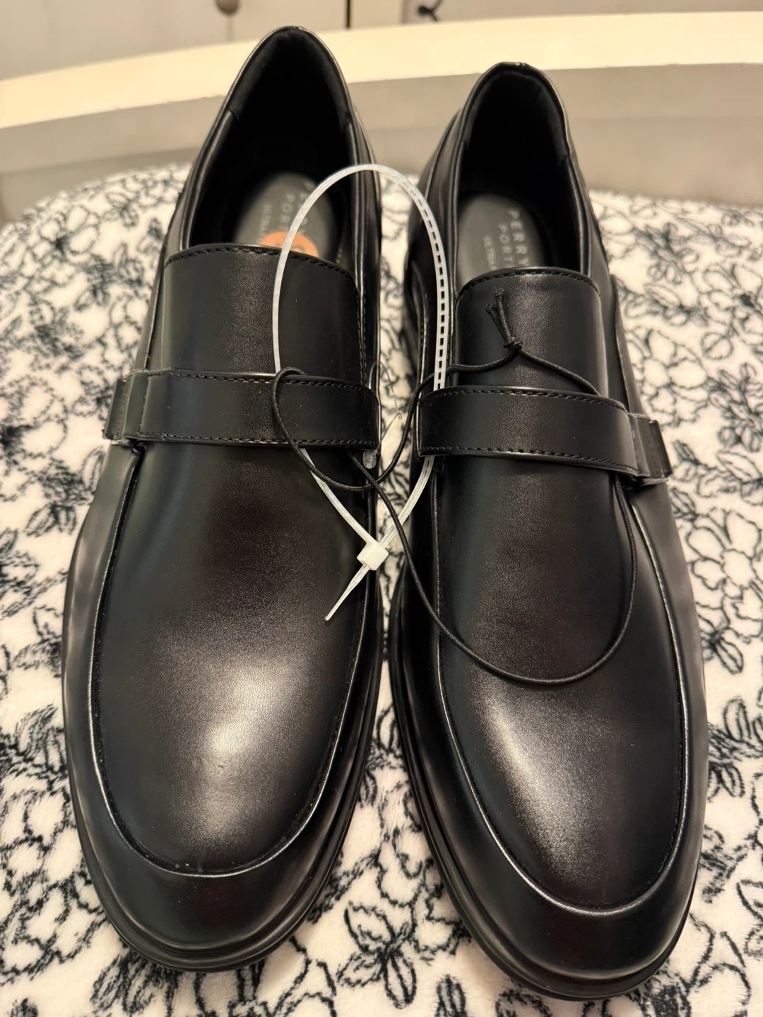 Perry Ellis Portfolio Men's Black Loafer Shoes Size 12