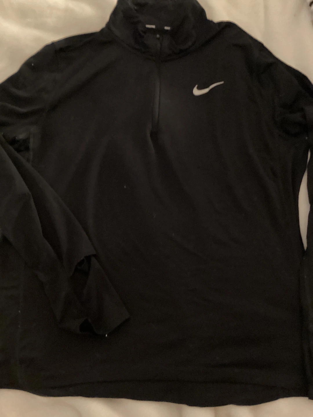 Nike Black 1/2 Zip Running Top