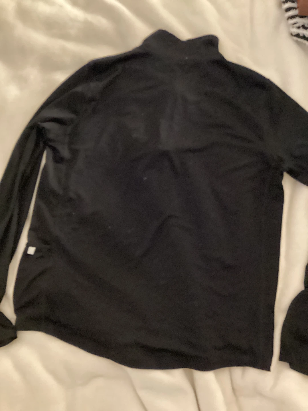 Nike Black 1/2 Zip Running Top - photo 3