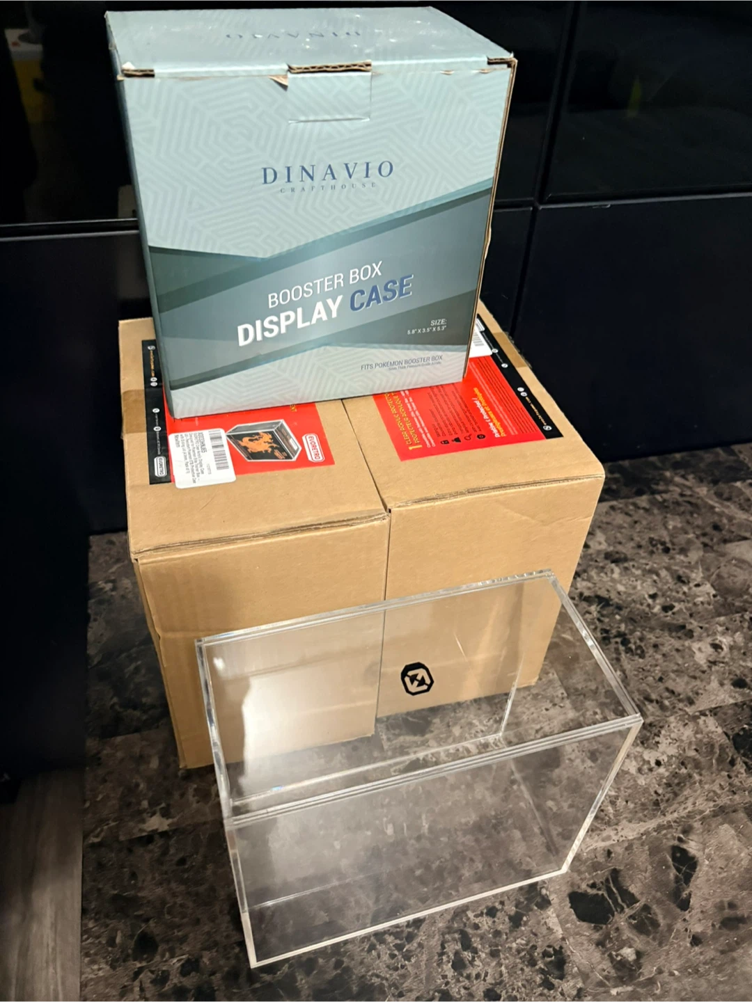 Clear Acrylic Display Case for Pokémon Booster Box