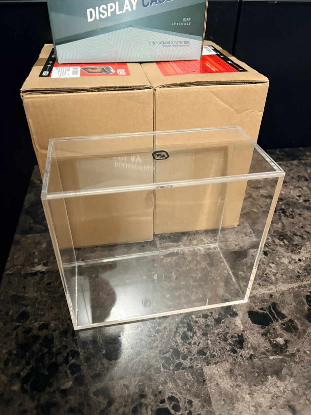 Clear Acrylic Display Case for Pokémon Booster Box - photo 2