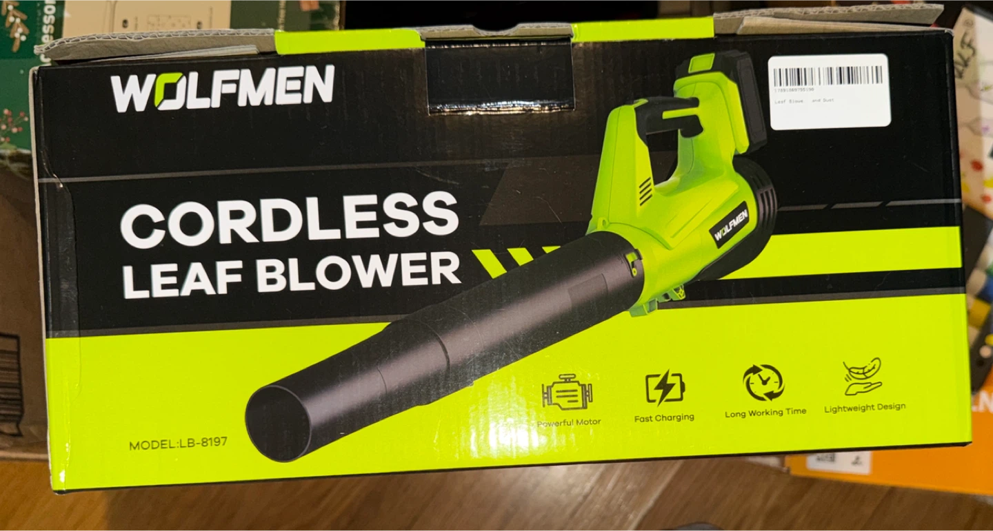 Wolfmen Cordless Leaf Blower LB-8197