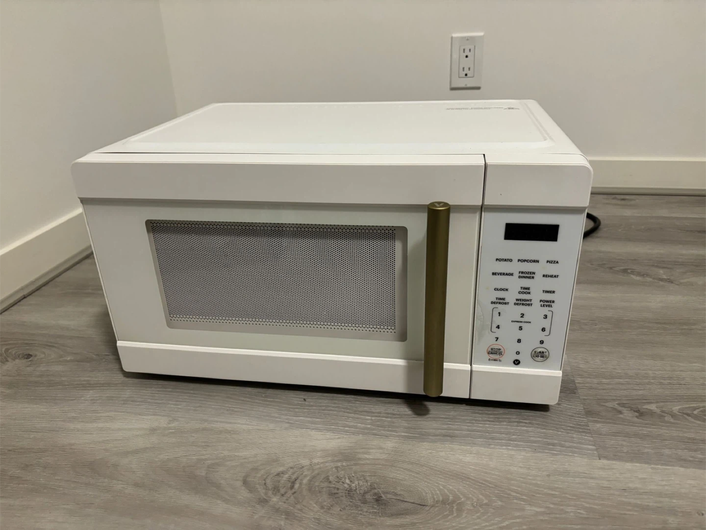 White Compact Microwave - photo 4
