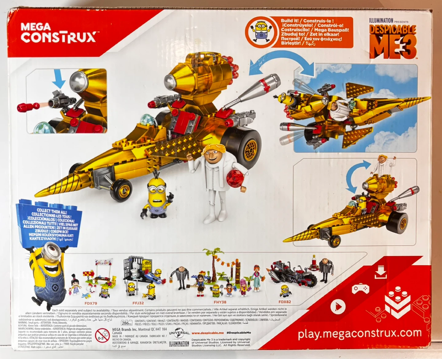 🔥 NEUF – Mega Construx DRU – Voiture transformable – 286 pièces - photo 2