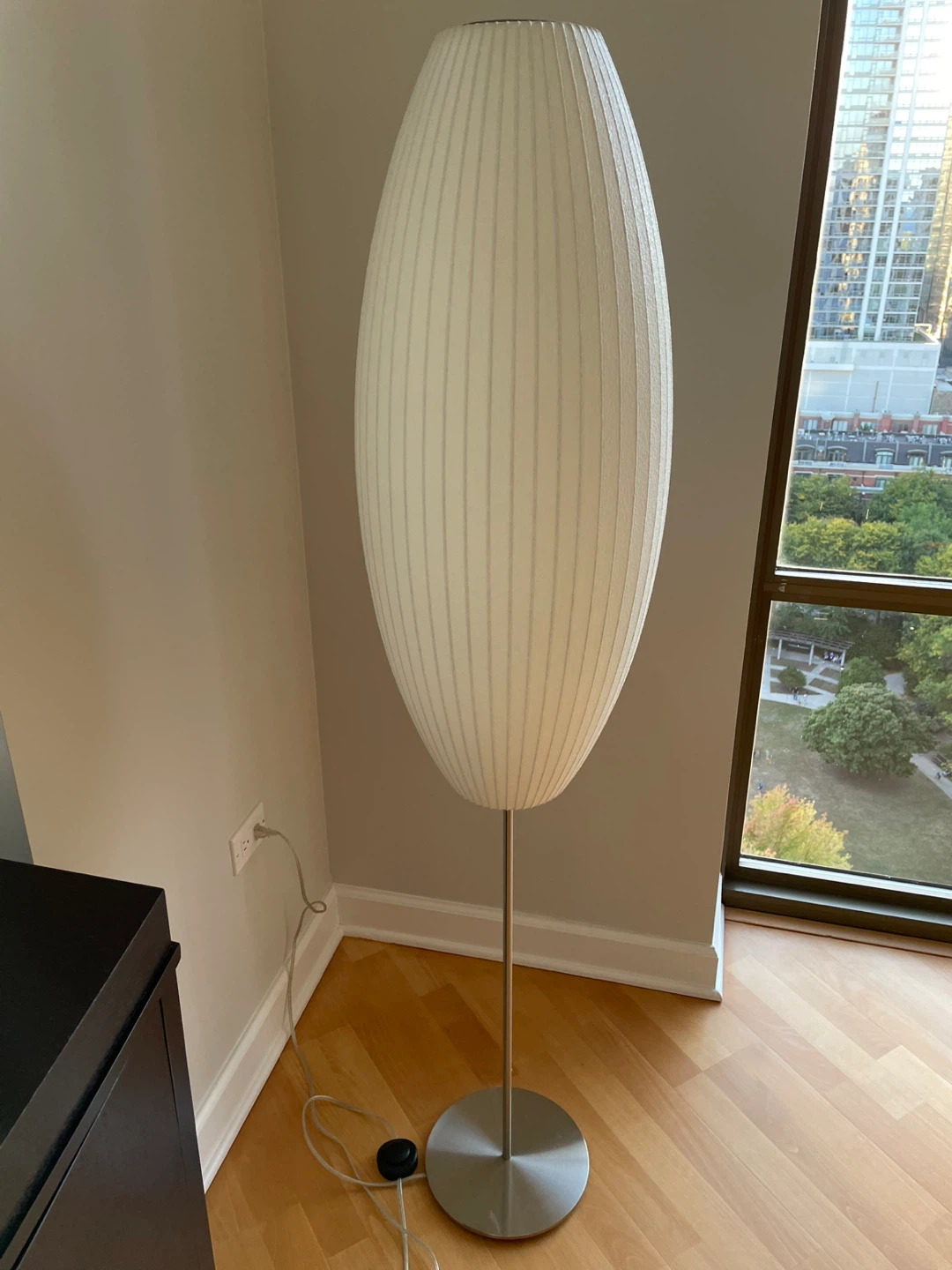 George Nelson Cigar Floor Lamp - Large