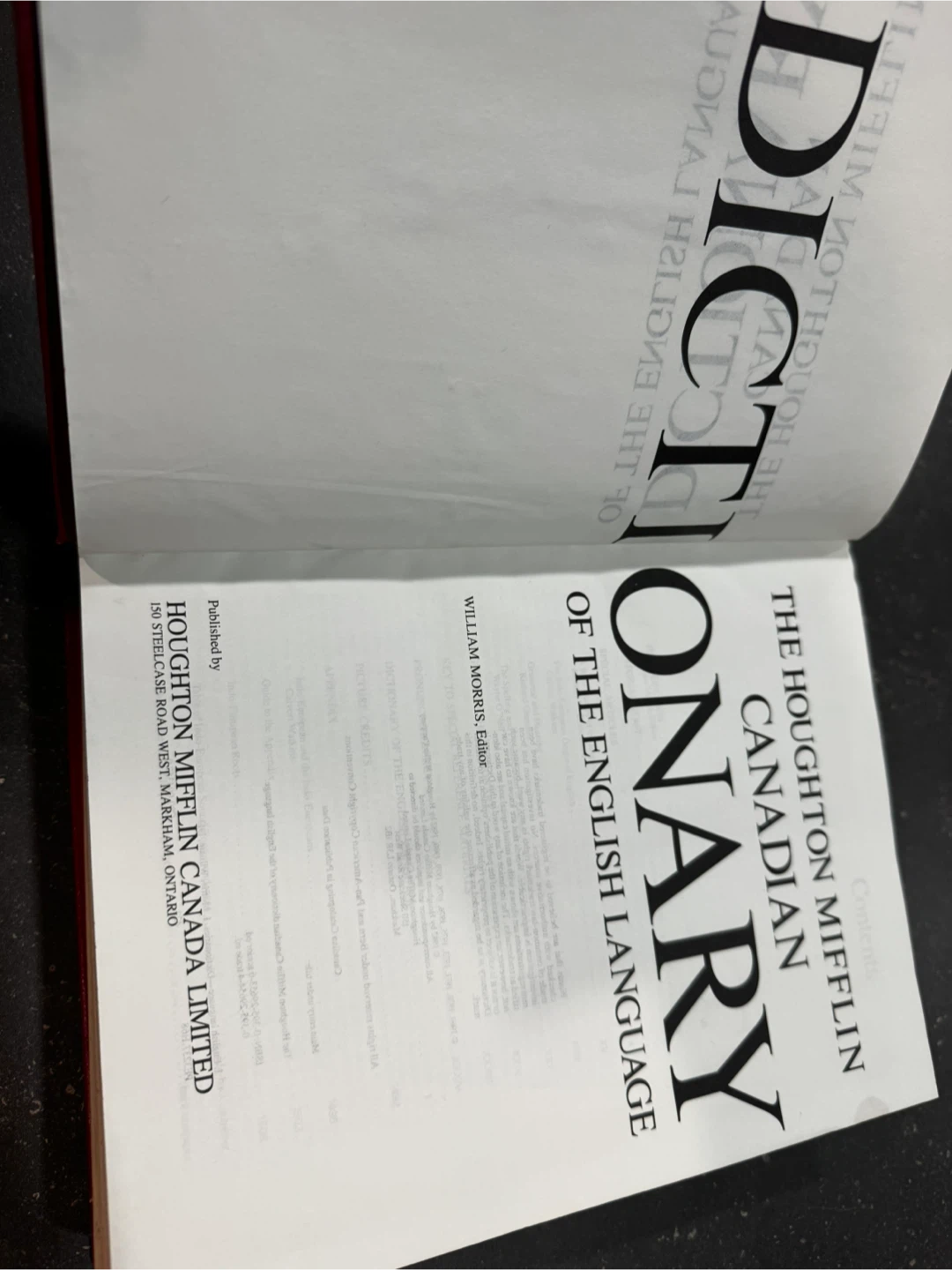 The Houghton Mifflin Canadian Dictionary of the English Language - photo 2