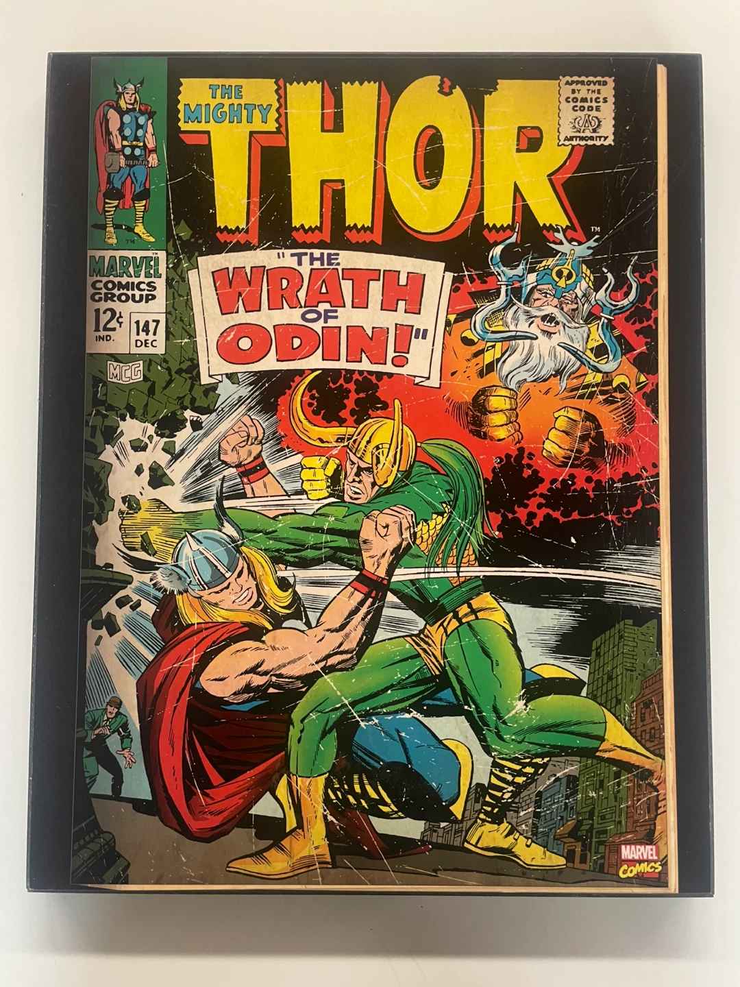 The Mighty Thor The Wrath of Odin! Comic Book Art