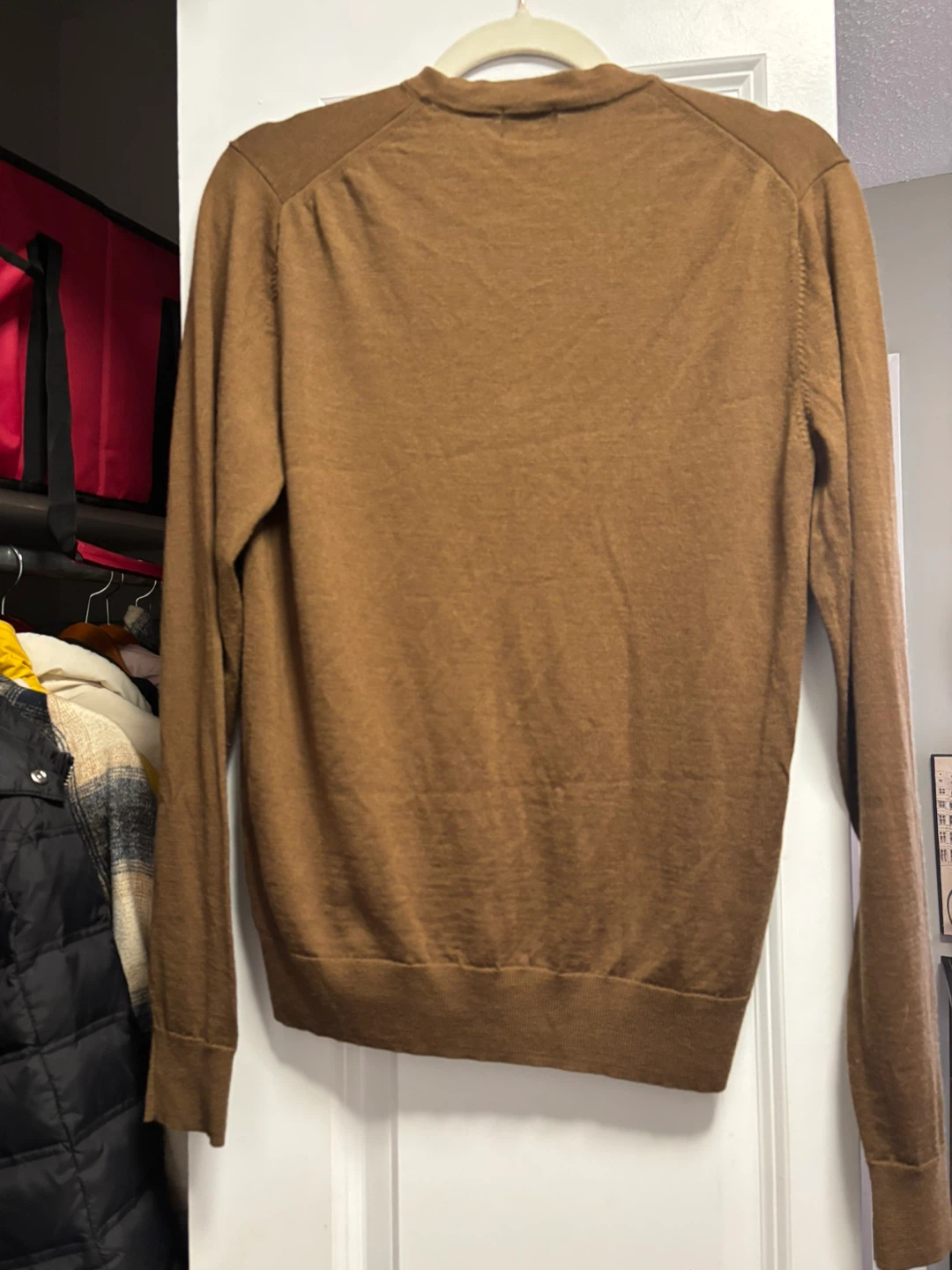 Uniqlo Brown Wool Cardigan - Size S - photo 3