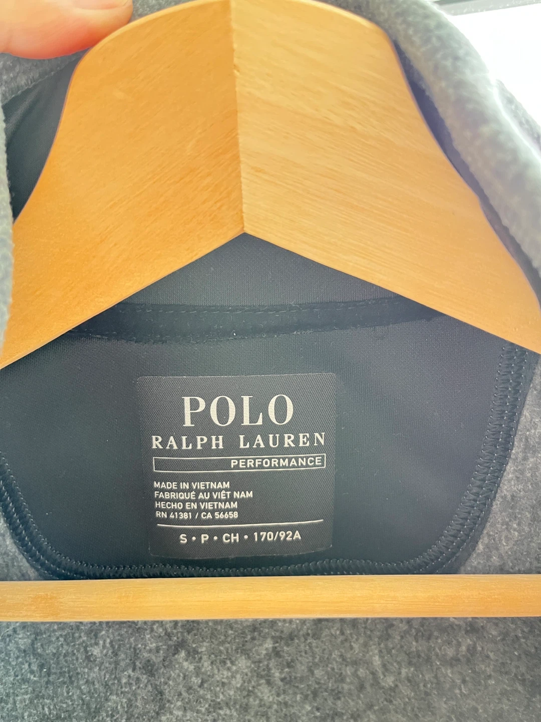Polo Ralph Lauren Performance Fleece Jacket - Grey - Small - photo 3